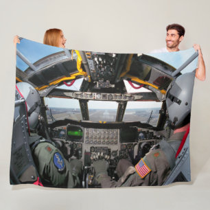 B-52H STRATOFORTRESS COCKPIT FLEECE BLANKET