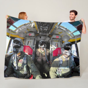 B-52H STRATOFORTRESS COCKPIT FLEECE BLANKET