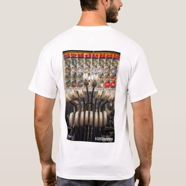 B-52H STRATOFORTRESS THROTTLES T-Shirt (Back)