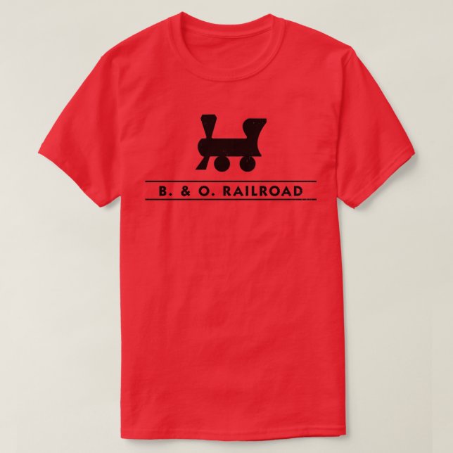 B amp O Railroad T-Shirt (Design Front)