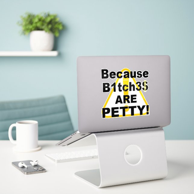 B.B.A.P.! Caution  Sticker (Laptop On Desk)