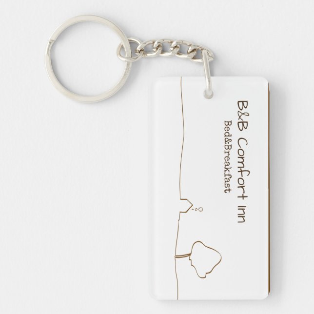 B&B Comfort Inn Keychain (Front)