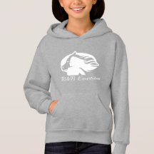 B&B Equestrian - Kids Hoodie - White Logo