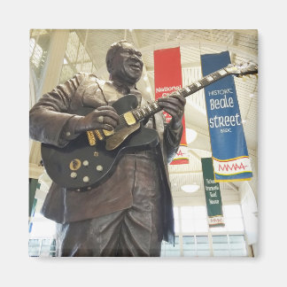 B.B. King Statue - Memphis, Tennessee Magnet