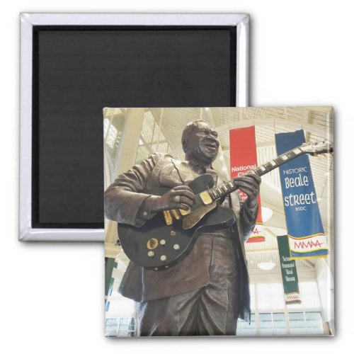 BB King Statue _ Memphis Tennessee Magnet