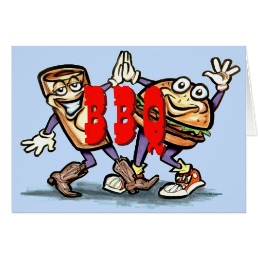 B B Q CARDS (Front Horizontal)