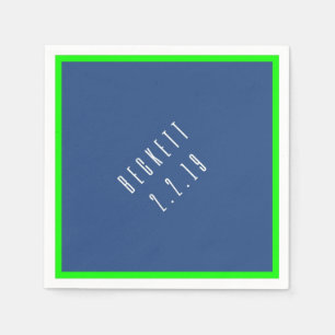 B Bar Mitzvah Napkin