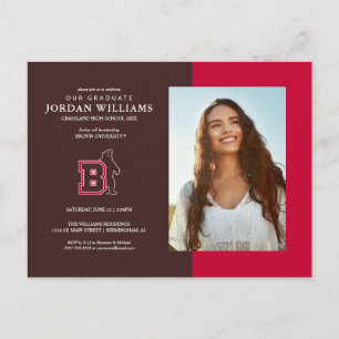 B & Bear Announcement Postcard