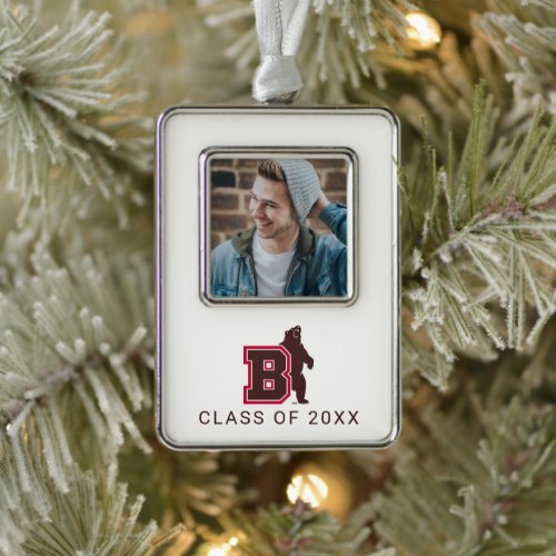 B  Bear Christmas Ornament