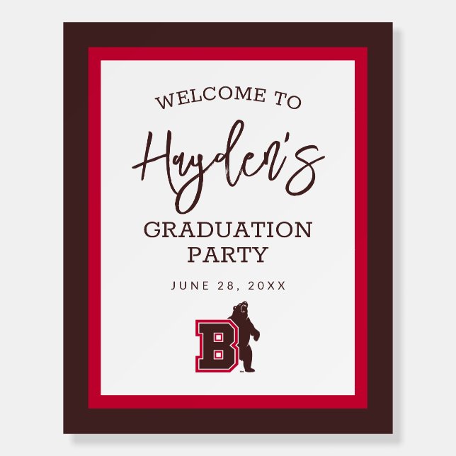 B & Bear Foam Board (Front)