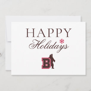 B & Bear Holiday Card