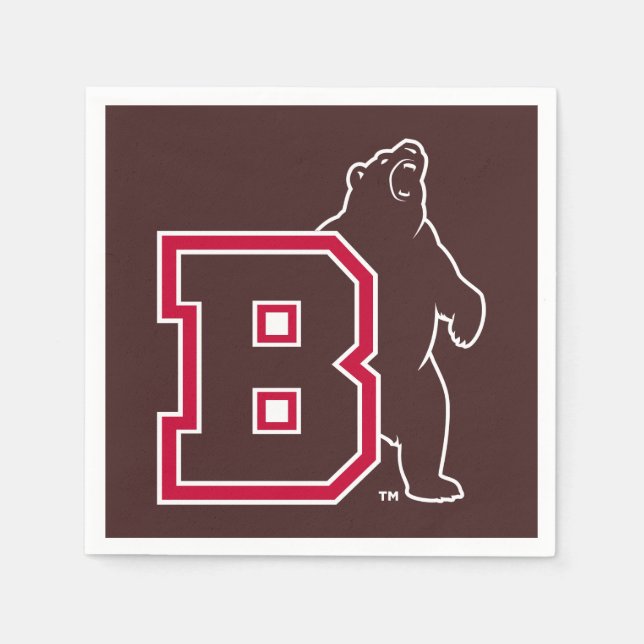 B & Bear Napkins (Front)