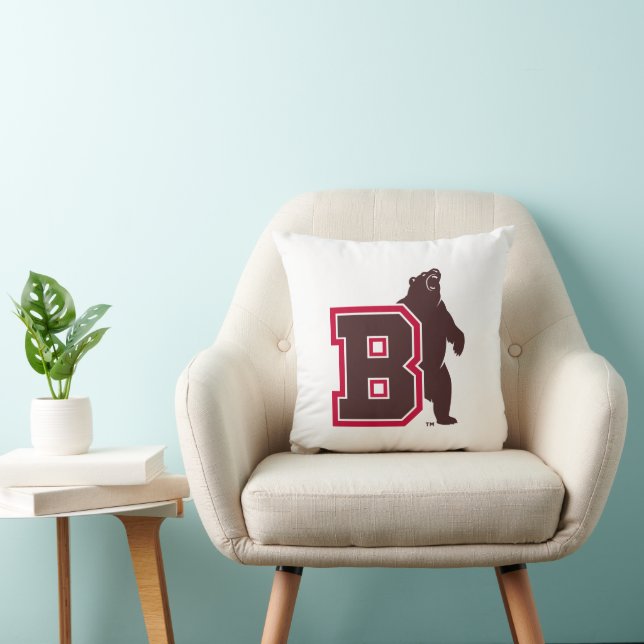 B & Bear Throw Pillow (Chair)