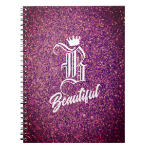 B Beautiful Pink Notebook