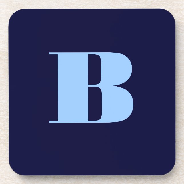 "B" BEVERAGE COASTER (Front)