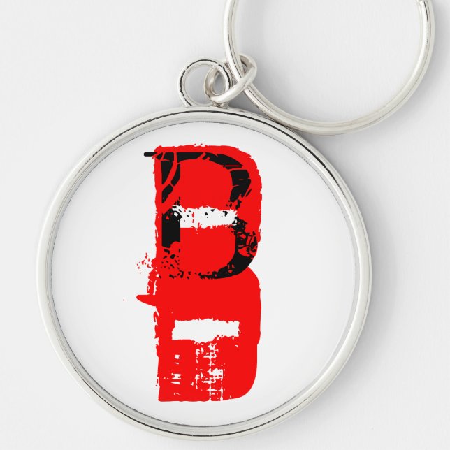 B - Blood Type - Keychain (Front)