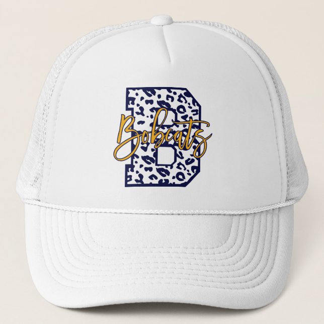 B Bobcat  Trucker Hat (Front)