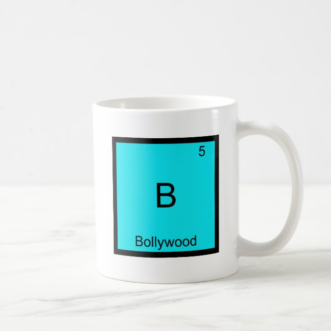 B - Bollywood Funny Chemistry Element Symbol Tee Coffee Mug (Right)