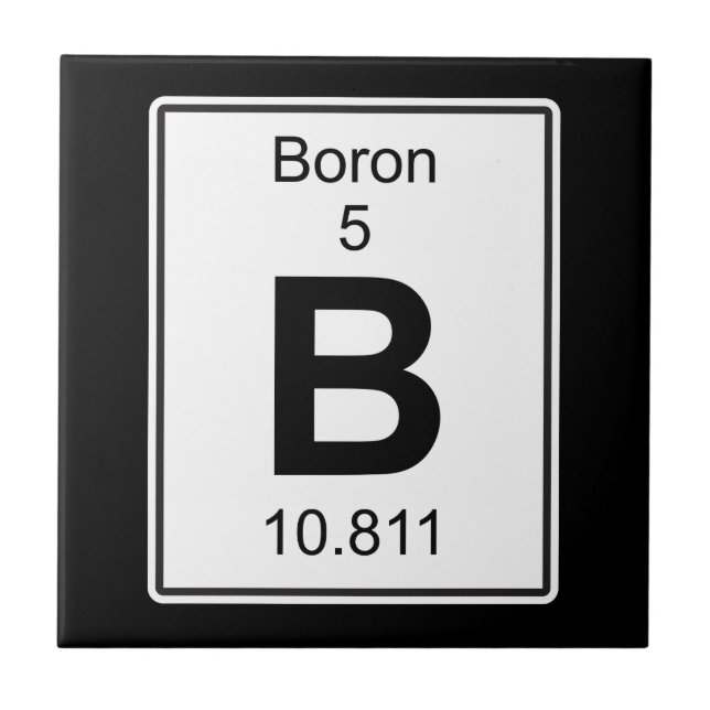 B - Boron Ceramic Tile (Front)