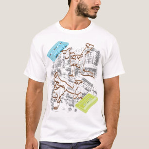 B-boy Cassette Battle (gray) T-Shirt