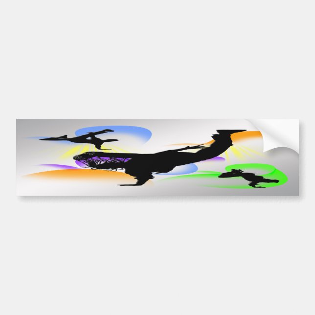B-boying Bumper Sticker (Front)