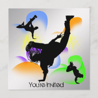 B-Boying Party Invitation