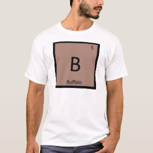 B - Buffalo Buffalo Chemistry Symbol T-Shirt