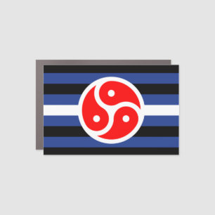 B/D/S/M Pride House Flag Car Magnet