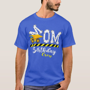 B-Day Party Mom Birthday Crew Construction Party T-Shirt