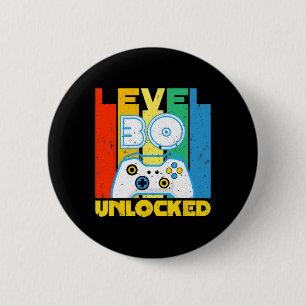 B-day Video Player Level 30 Unlocked Retro Gamer  Button