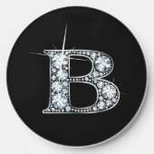 B "Diamond Bling" Wireless Charger (Front)