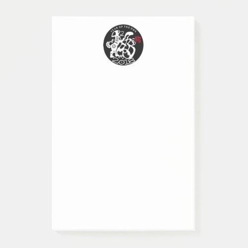 B Dog Papercut Chinese New Year 2018 Notepad