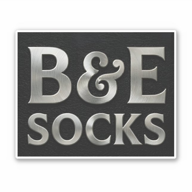 B&E Socks 0047920 Sticker (Front)