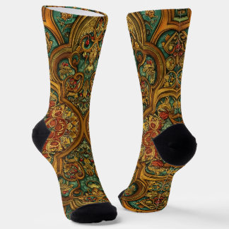 B&E Socks Bold and Elaborate Design 001980