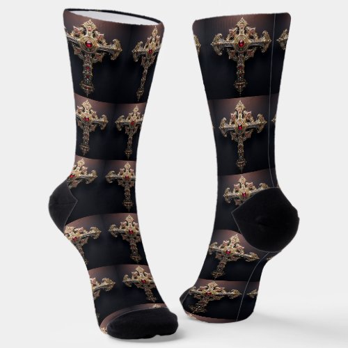 B&E Socks Bold and Elaborate Design 002124