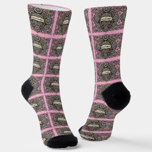 B&E Socks Bold and Elaborate Design 002124