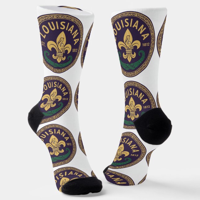 B&E Socks Bold and Elaborate Design 00377 (Angled)