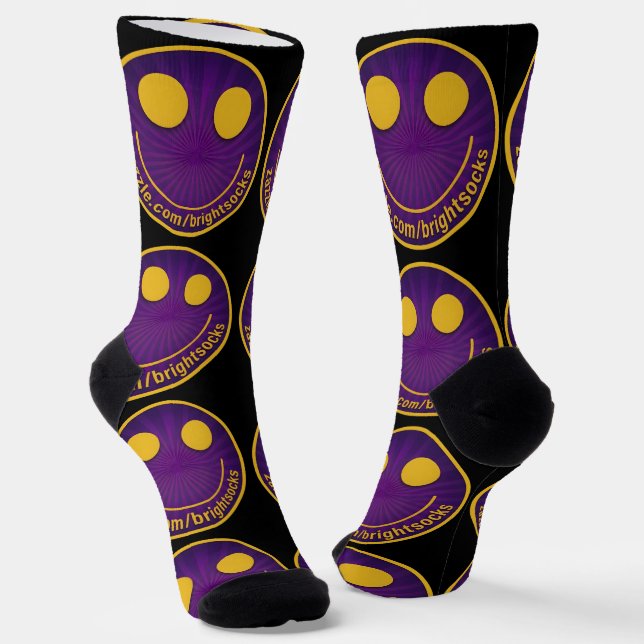 B&E Socks Bold and Elaborate Design 37 Brightsocks (Angled)