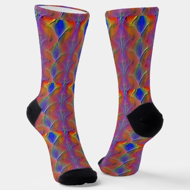 B&E Socks Bold & Elaborate Design 0048120 (Angled)