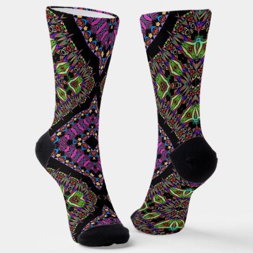 B&E Socks Bold & Elaborate Design 0048196