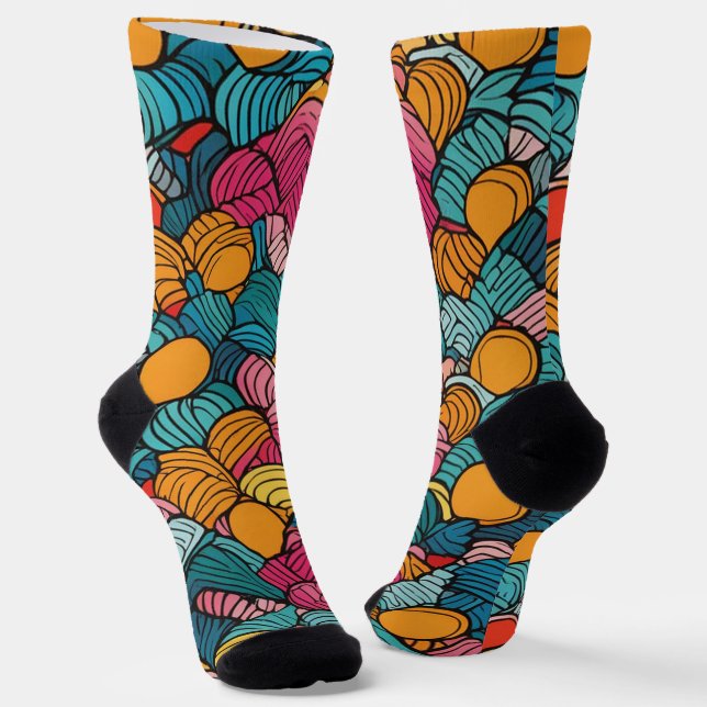 B&E Socks Bold & Elaborate Design 0048972 (Angled)