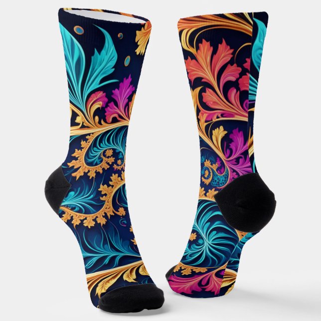B&E Socks Bold & Elaborate Design 0048980 (Angled)