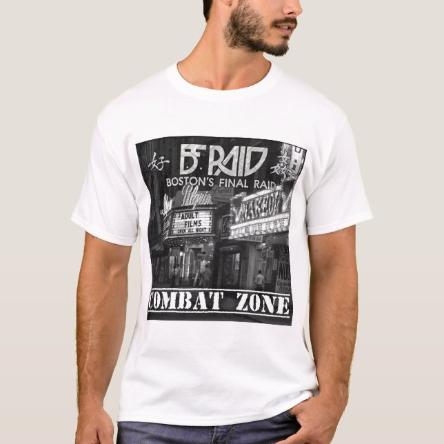 B.F. Raid Combat Zone Album Art  T-Shirt (Front)