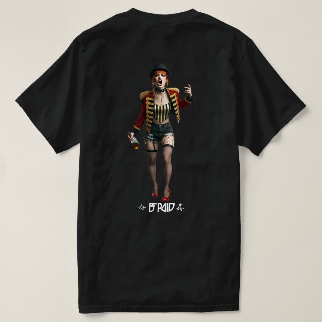 B.F. Raid Mass And Cass Greatest Show In Town  T-Shirt (Design Back)