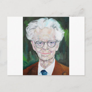 b.f. skinner - oil portrait.2 postcard