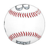 B Faux-"Diamond" Monogram Baseball (Back)