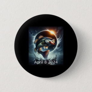 B Fish Solar Eclipse April 8 2024 Button