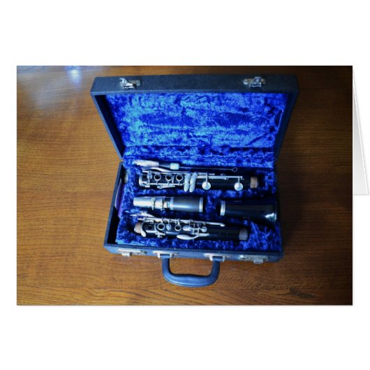 B Flat Clarinet Cards (Front Horizontal)