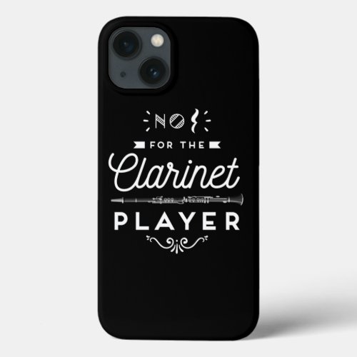 B Flat Clarinet Music Print Gift Sheet Music Note  iPhone 13 Case