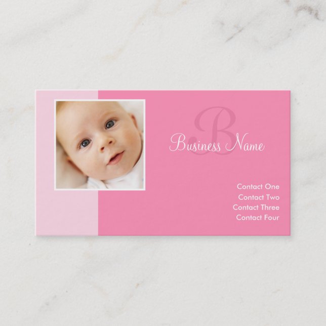 B for Baby Business Cards (Front)